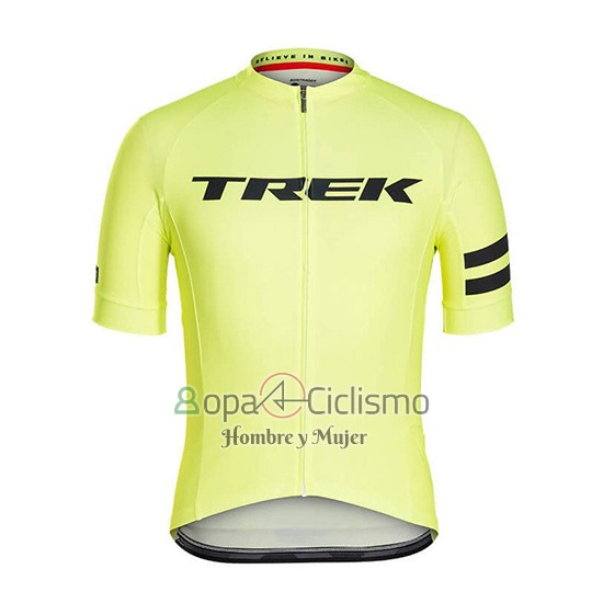 Trek Ropa Ciclismo Culotte Corto 2018 Mangas Cortas Luz AMarillo